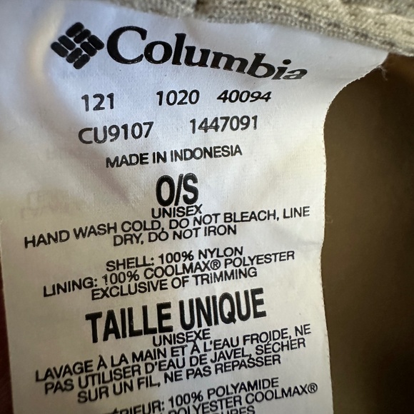 Columbia Booney Hat Unisex OS Cream Color - Picture 3 of 14